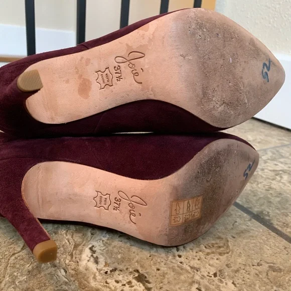 Joie Suede Lina Booties - Picture 7 of 7